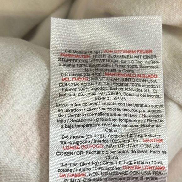 Grobag Baby Sleep Sack with Orange and Gray Design - Picture 6 of 6